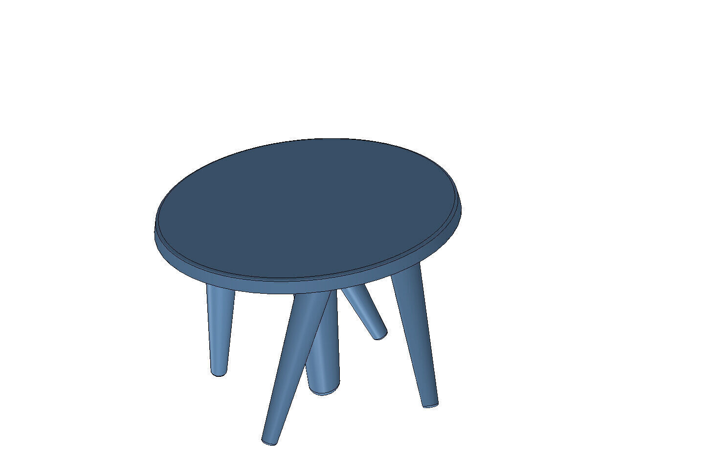 Circular Cup Drying Rack 3D Printable 199mm x 128mm 3D print model_4