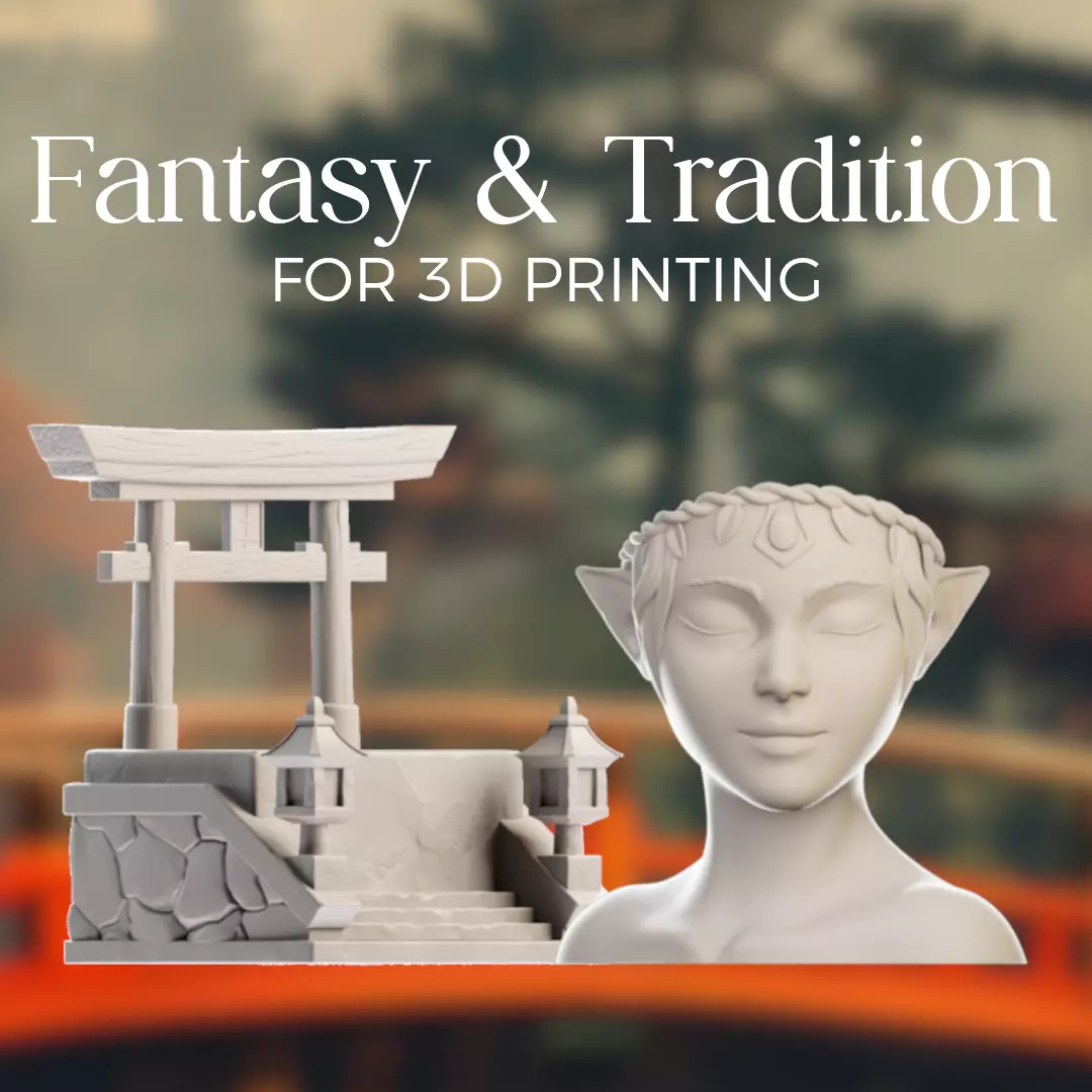 Fantasy and Tradition Plant Pots - For 3D Print 3D print model_0