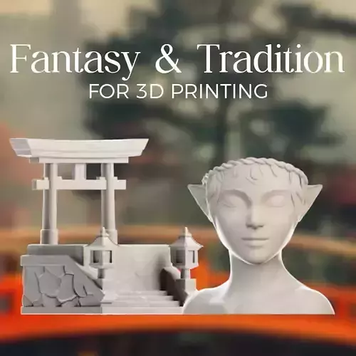 Fantasy and Tradition Plant Pots - For 3D Print 3D print model