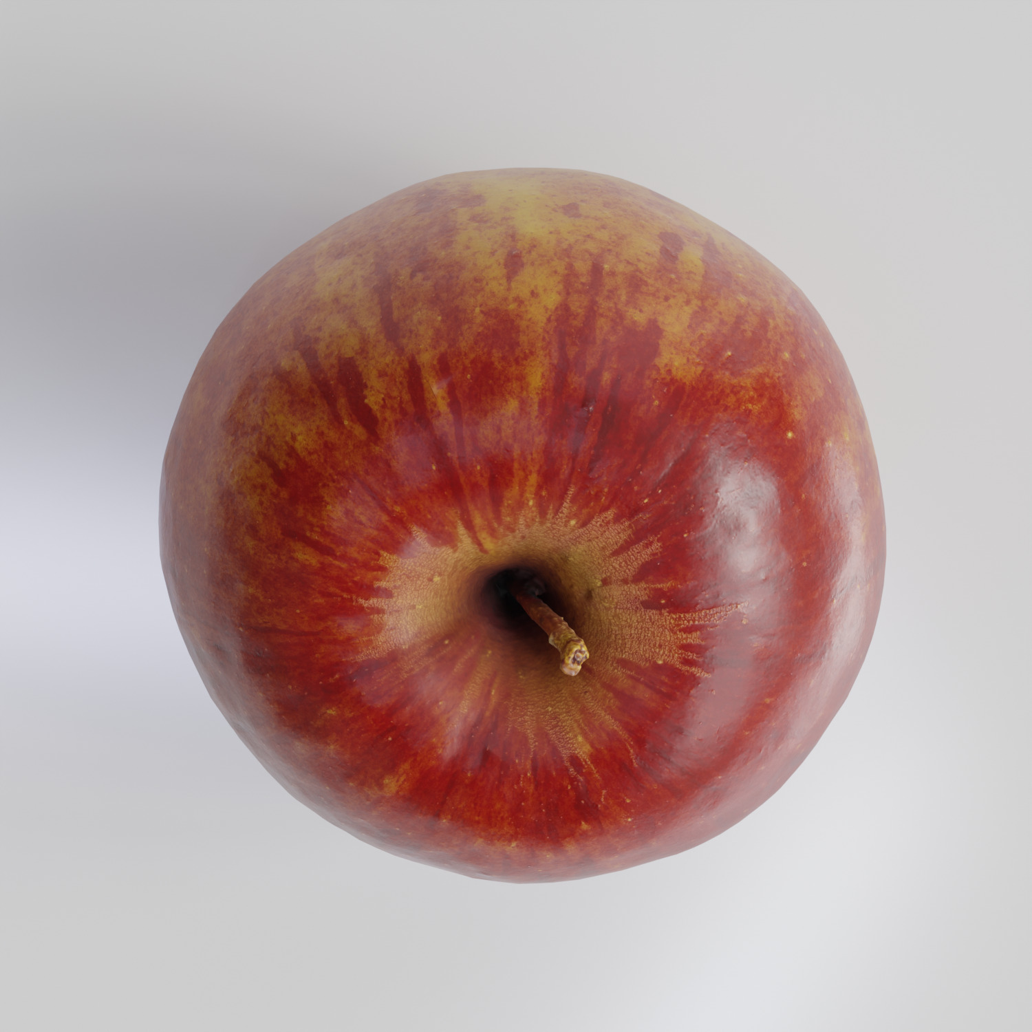Red Apple- 3D model 3D model_2