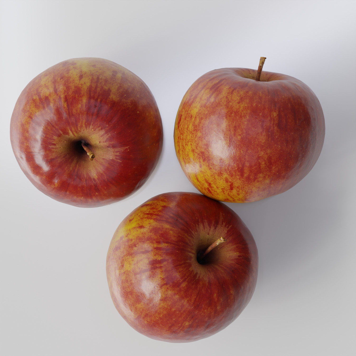 Red Apple- 3D model 3D model_5