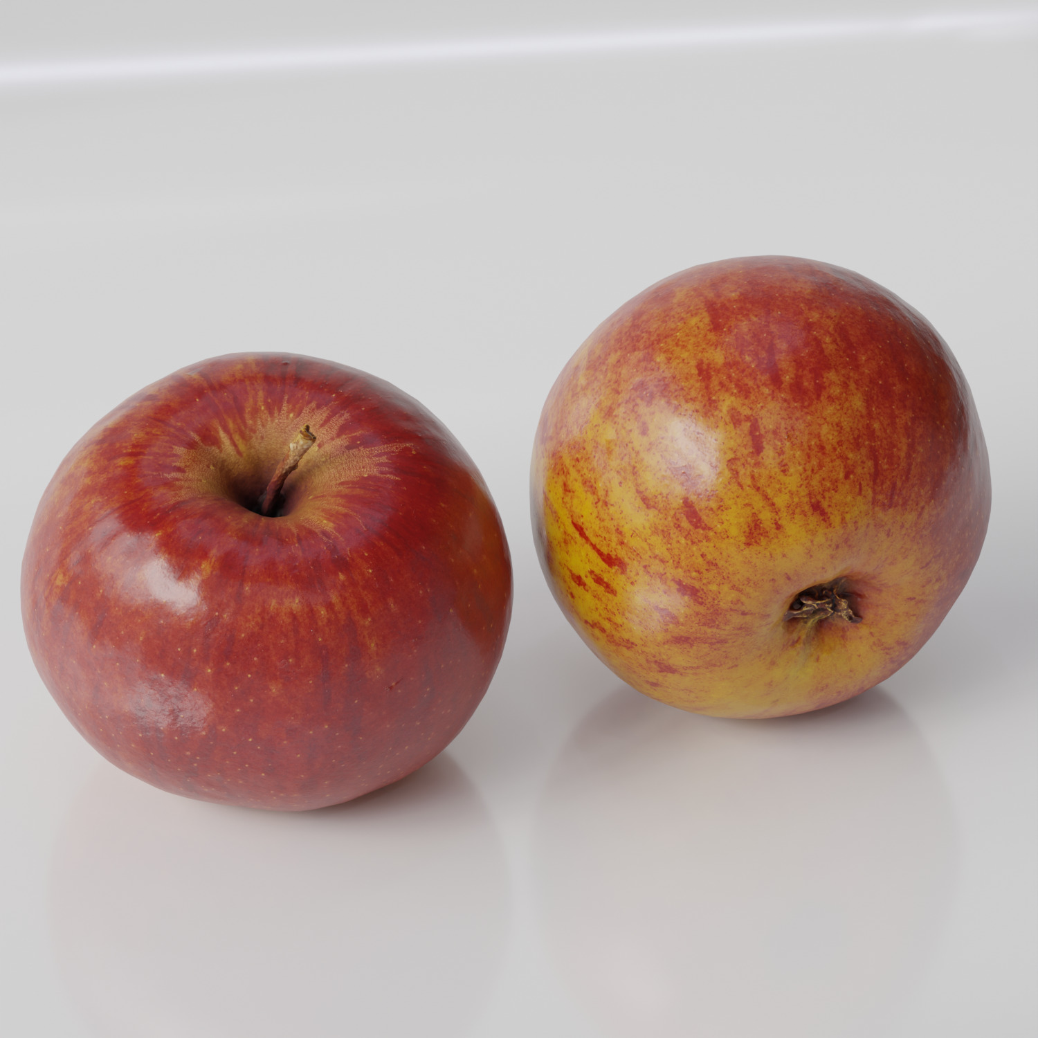 Red Apple- 3D model 3D model_4