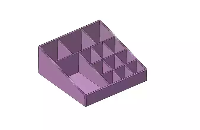 13-Compartment Desktop Makeup Organizer