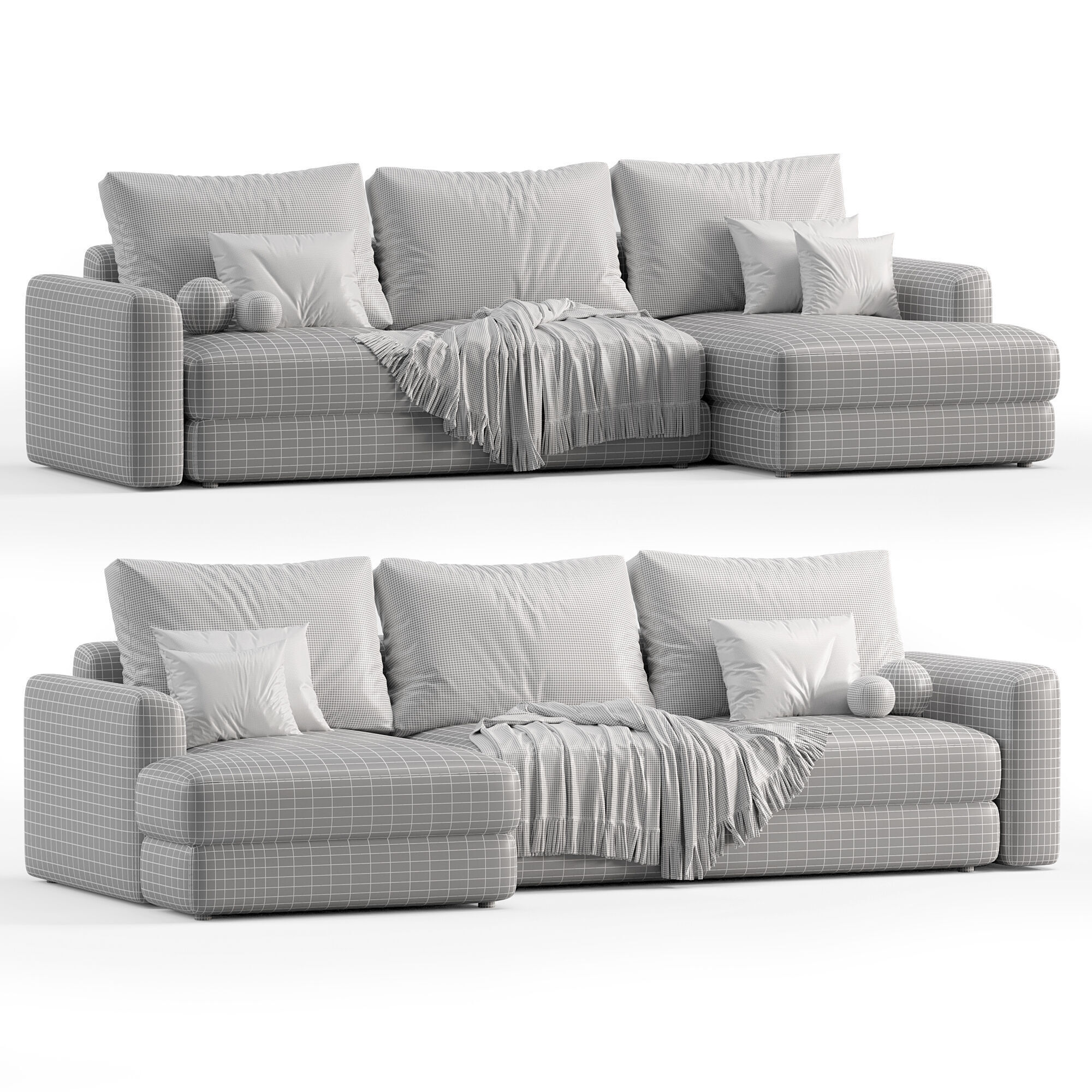 SHERLOCK SOFA Low-poly 3D model_4
