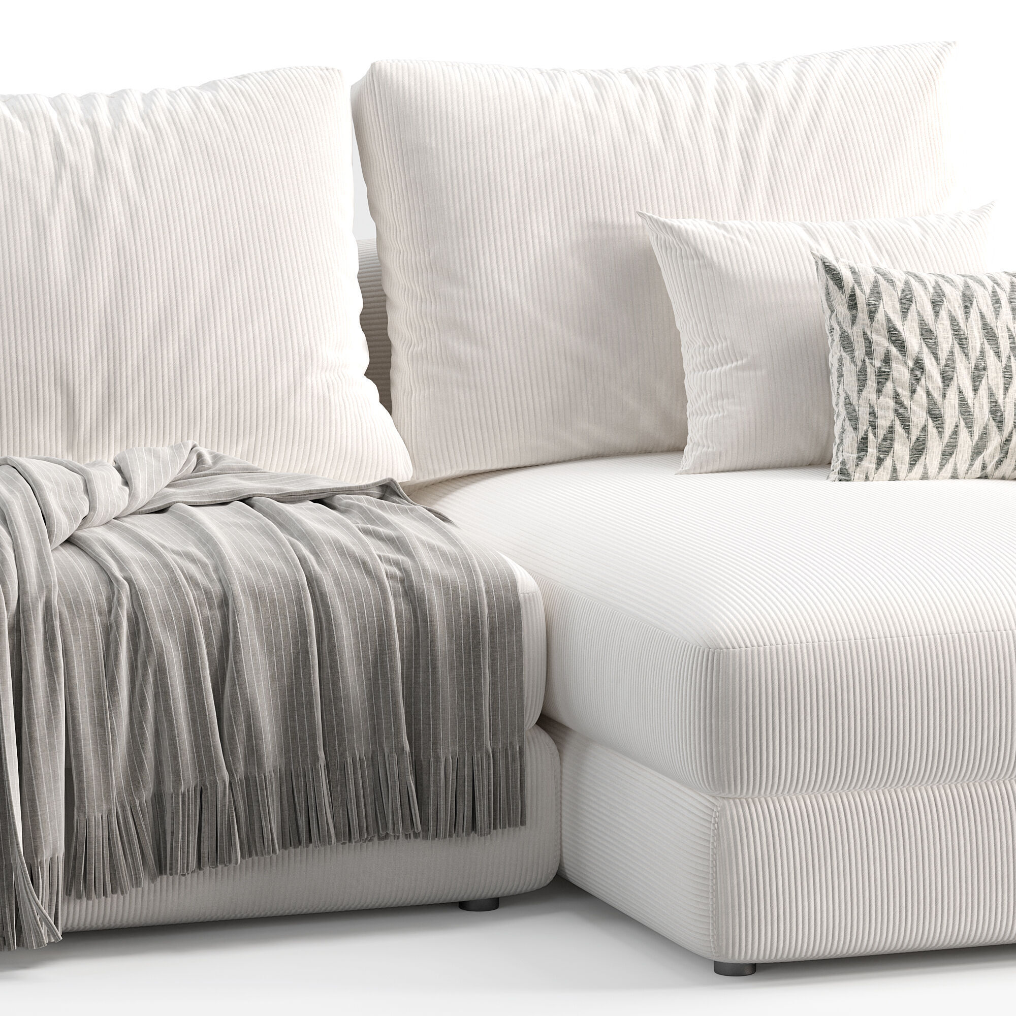 SHERLOCK SOFA Low-poly 3D model_3