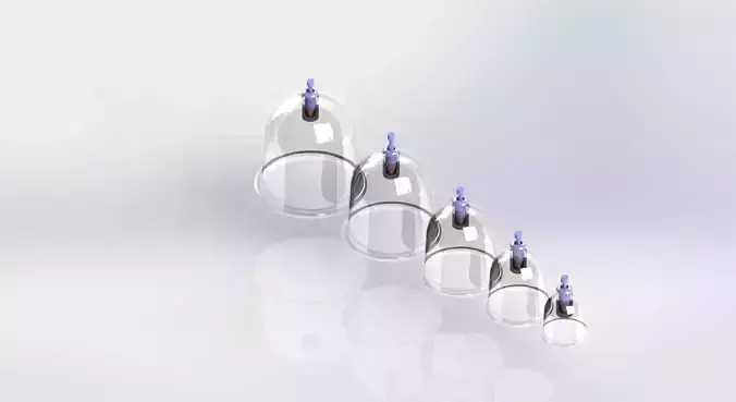 Cupping Therapy Cup 3D Model
