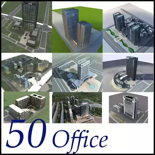 Office Building Collection 50 items Vol8