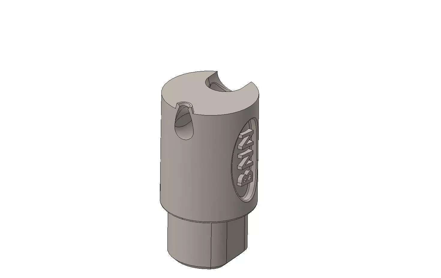 Q12 tunnel gate - banana gate 3D model_0