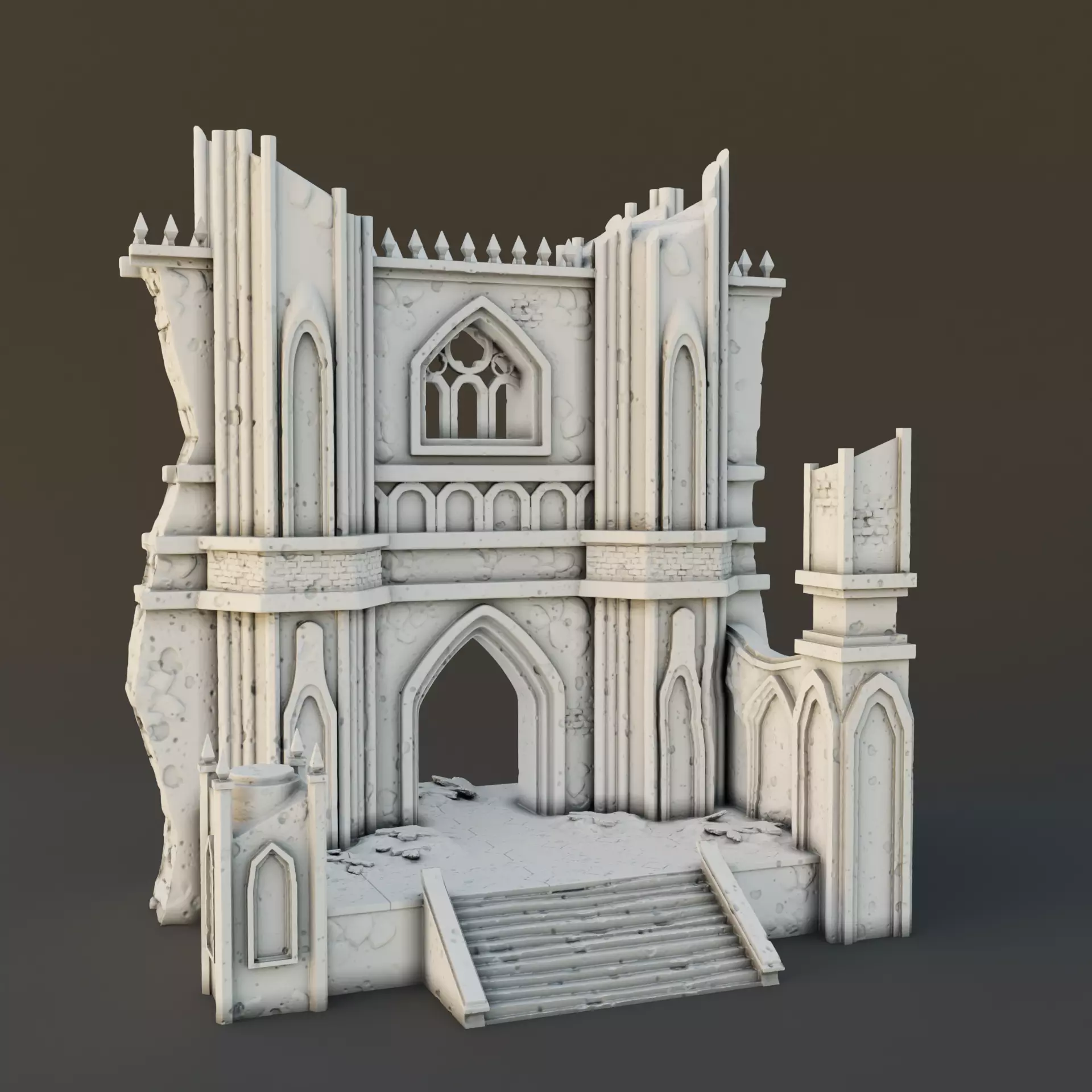 Medieval house 3D print model