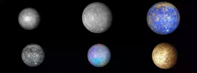 Mercury Planets Collection 3D model Mercury Planets Collection 3D model