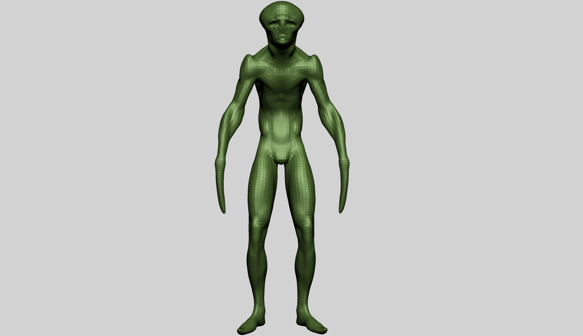 Creature Body Form G 3D model_10