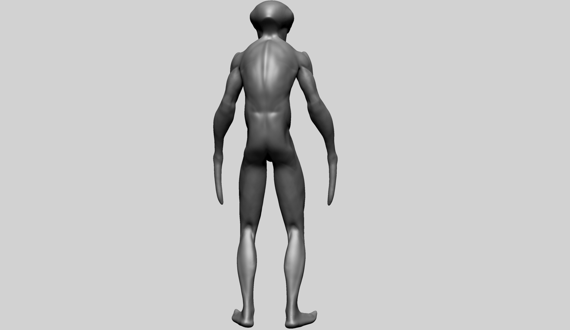 Creature Body Form G 3D model_3