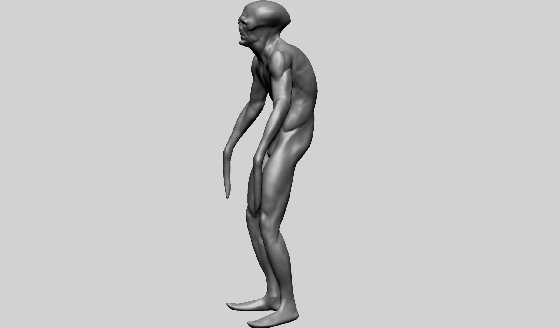 Creature Body Form G 3D model_7