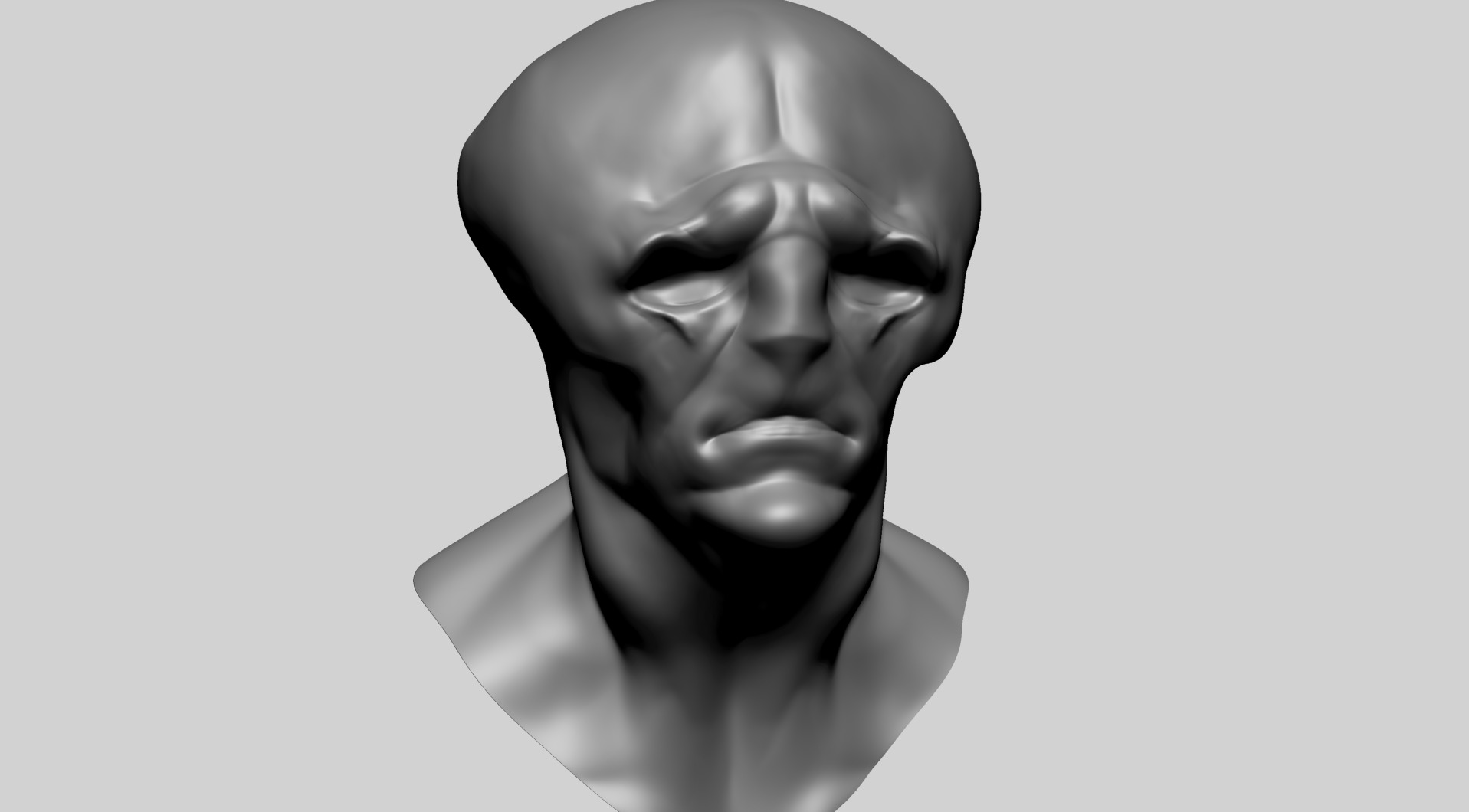 Creature Body Form G 3D model_11