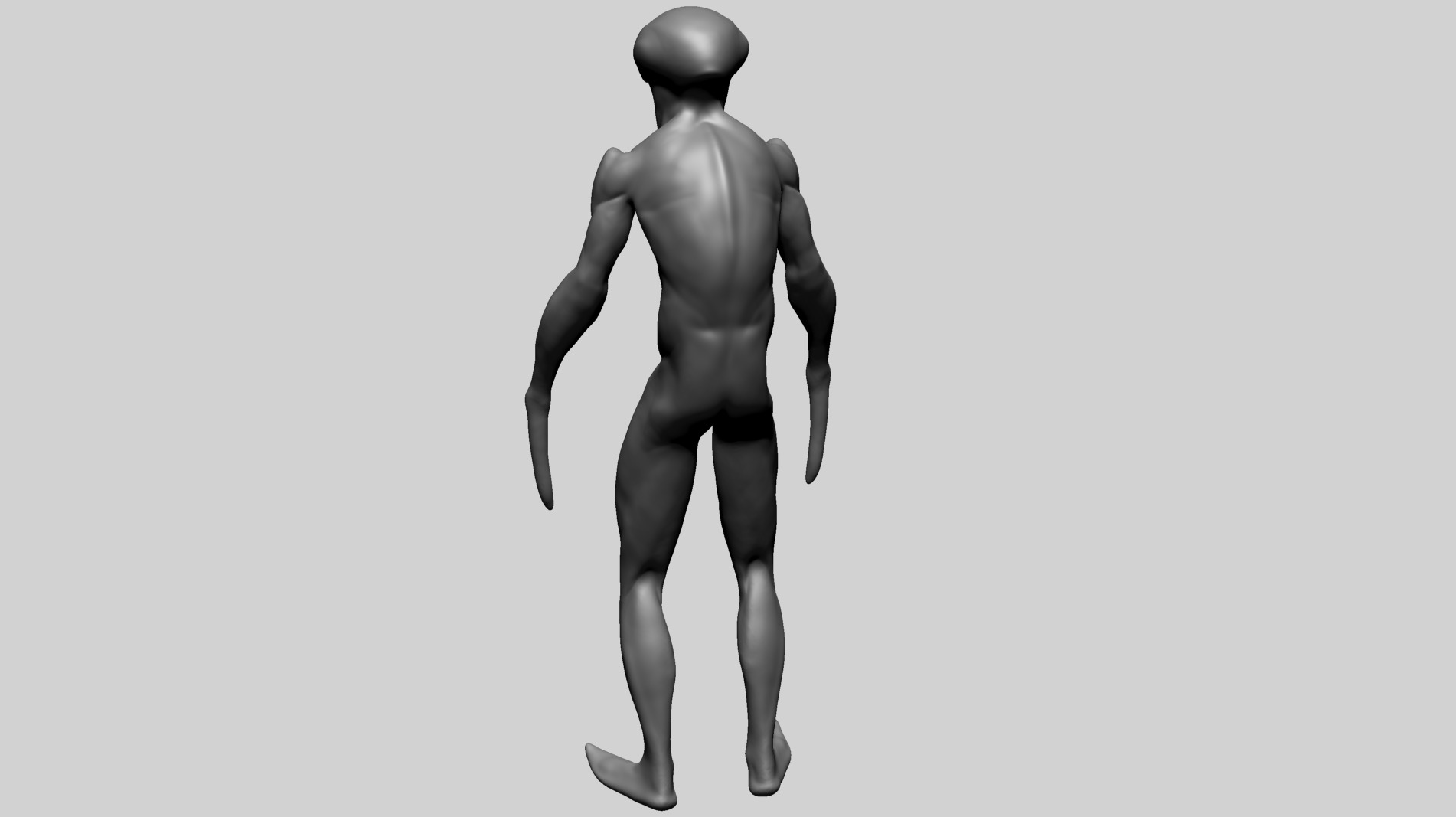 Creature Body Form G 3D model_6