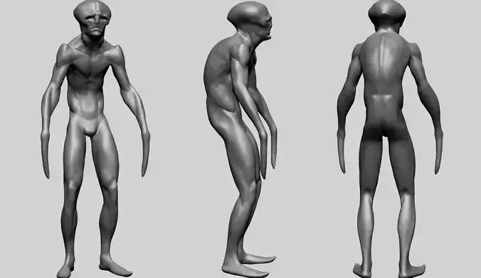 Creature Body Form G 3D model