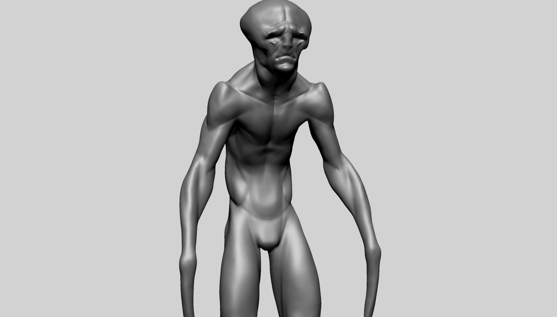 Creature Body Form G 3D model_8
