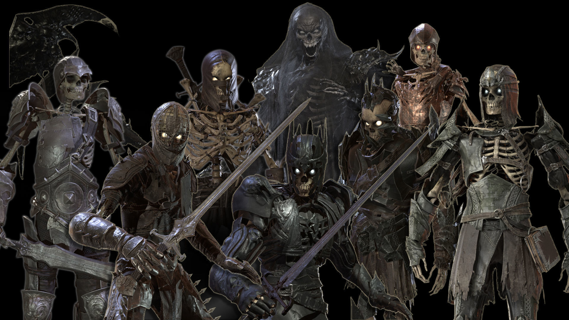 LEGIONS OF BONE Undead Character Pack 3D Model Collection_10