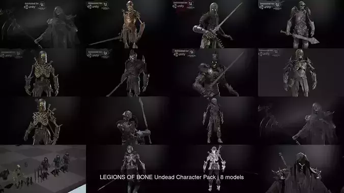 LEGIONS OF BONE Undead Character Pack