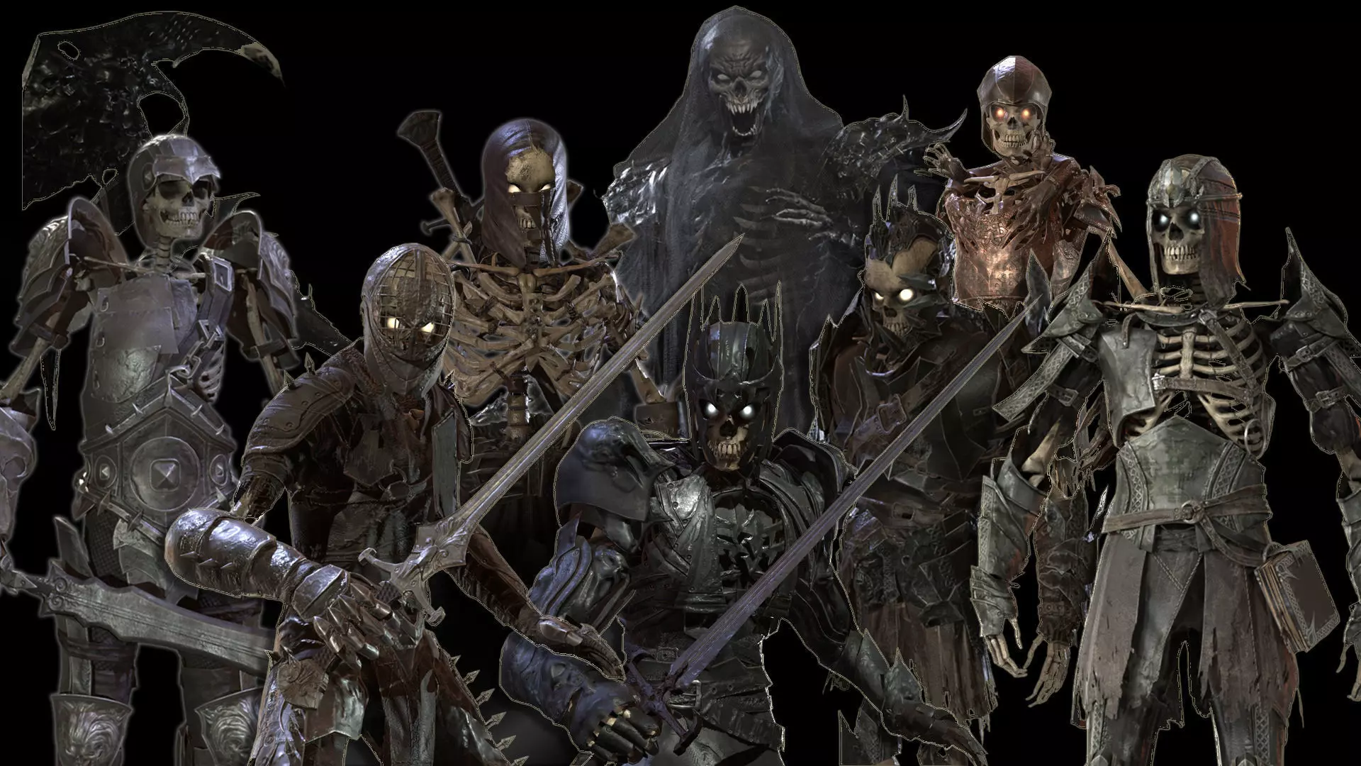 LEGIONS OF BONE Undead Character Pack 3D Model Collection_0