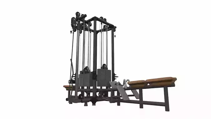 Strength fitness gym station 5