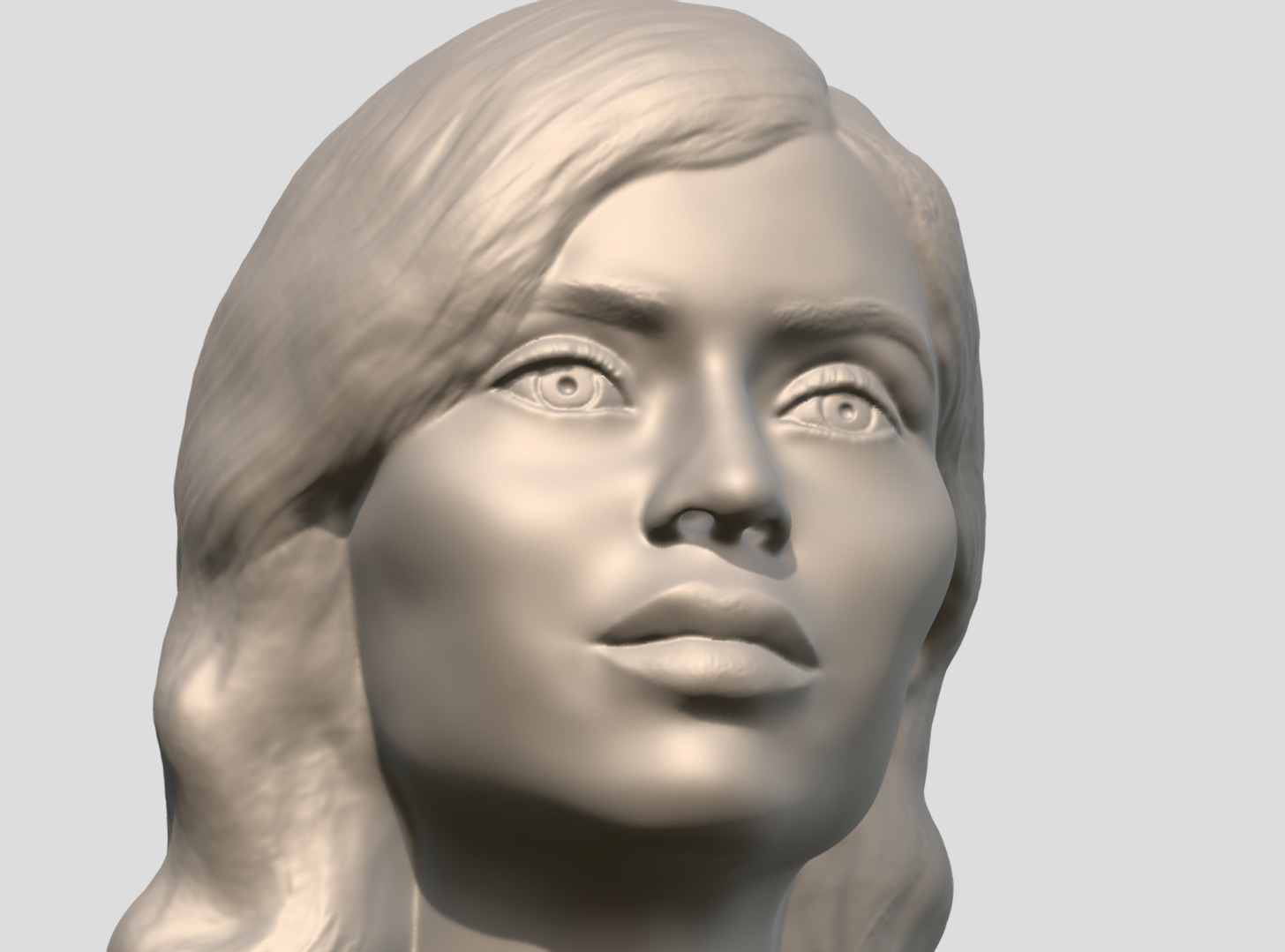 Kylie Jenner bust  3D print model_14