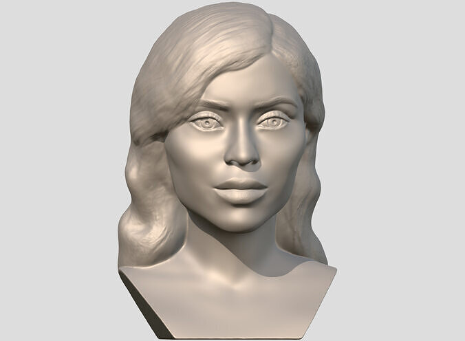 Kylie Jenner bust  3D print model
