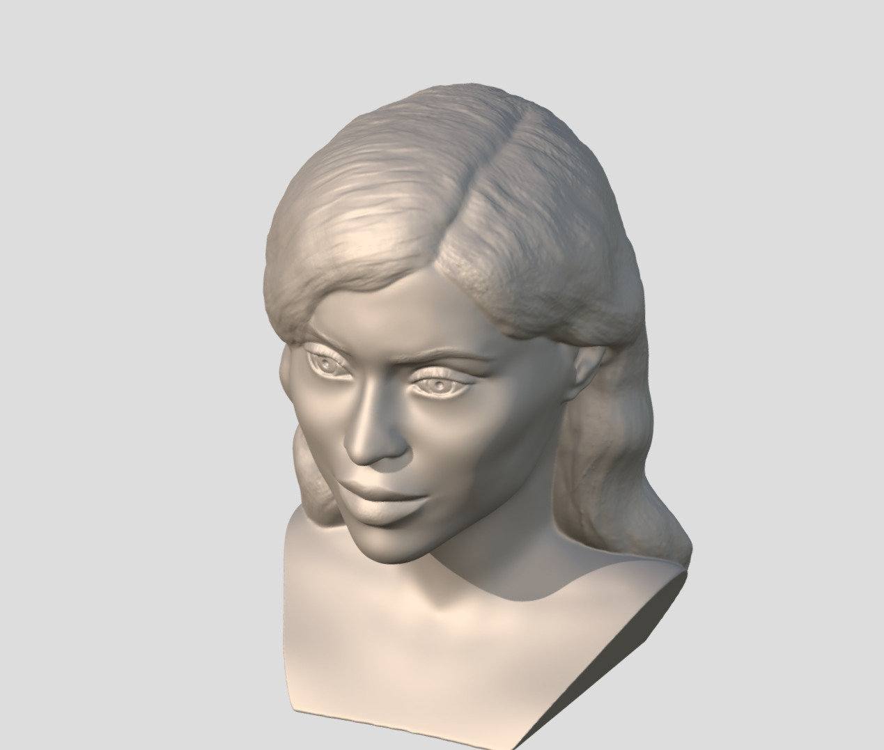 Kylie Jenner bust  3D print model_18