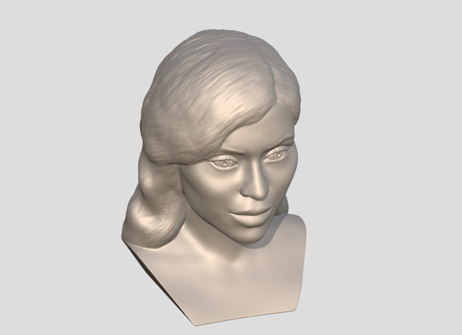 Kylie Jenner bust  3D print model_17