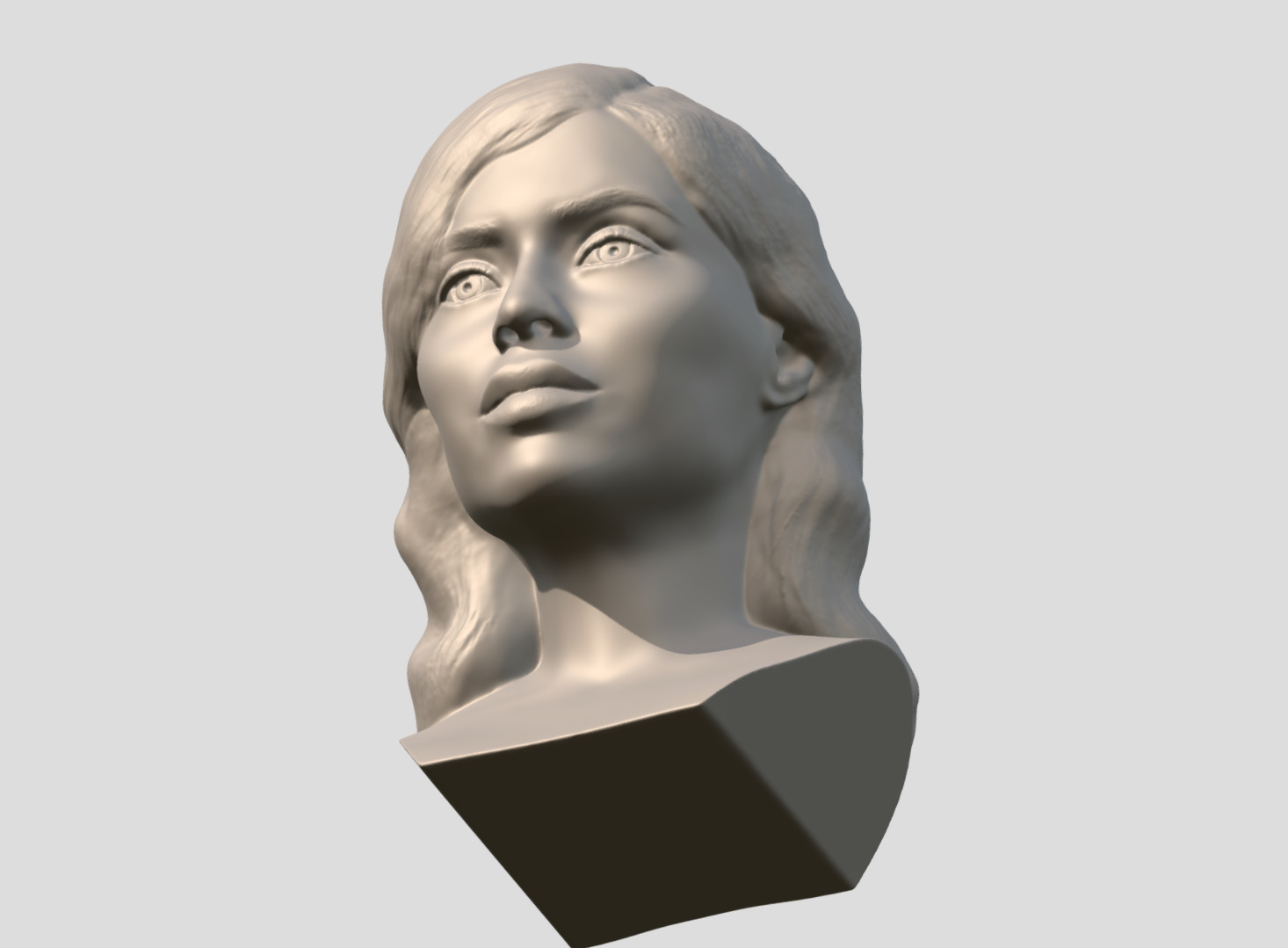 Kylie Jenner bust  3D print model_16