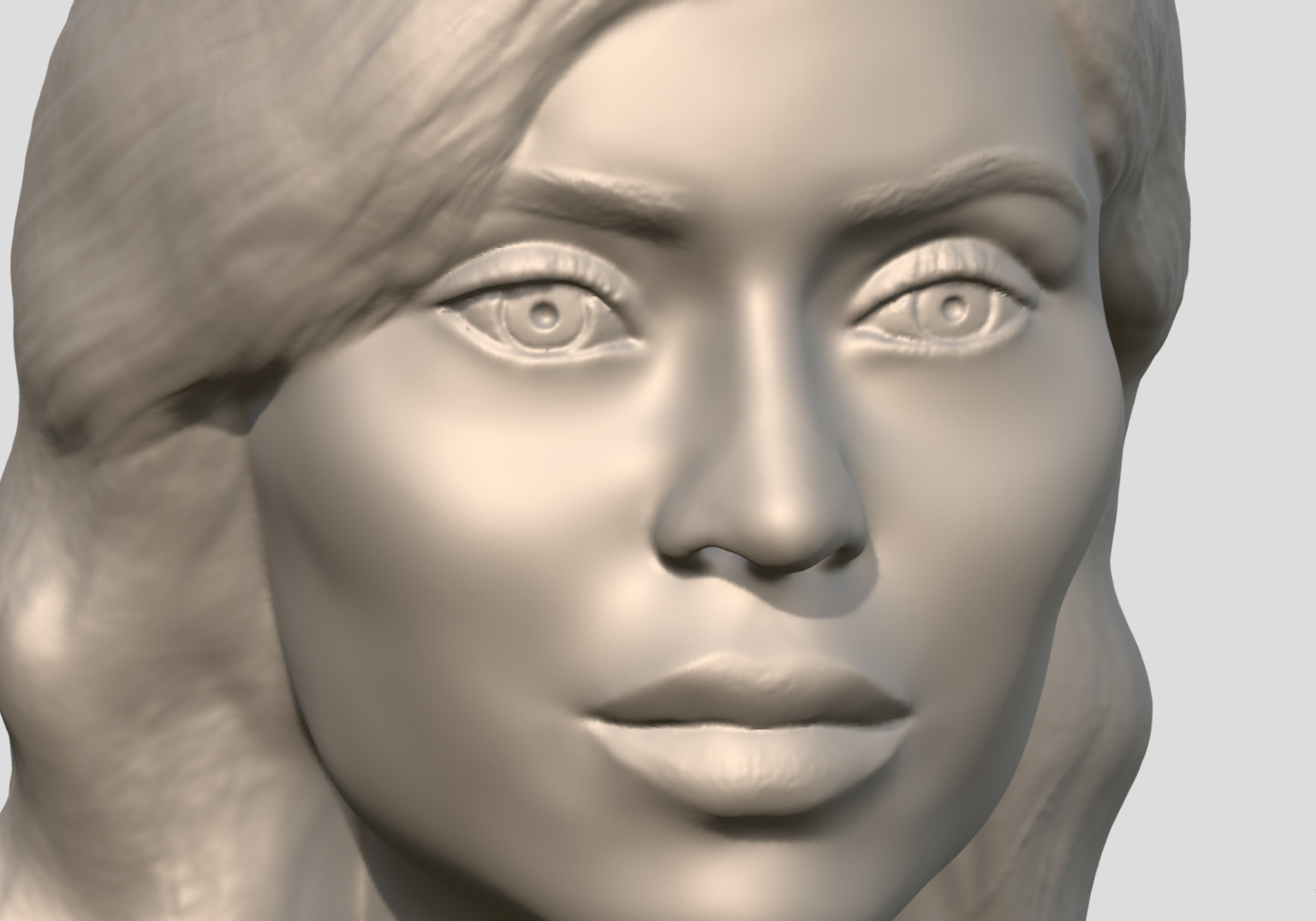 Kylie Jenner bust  3D print model_11