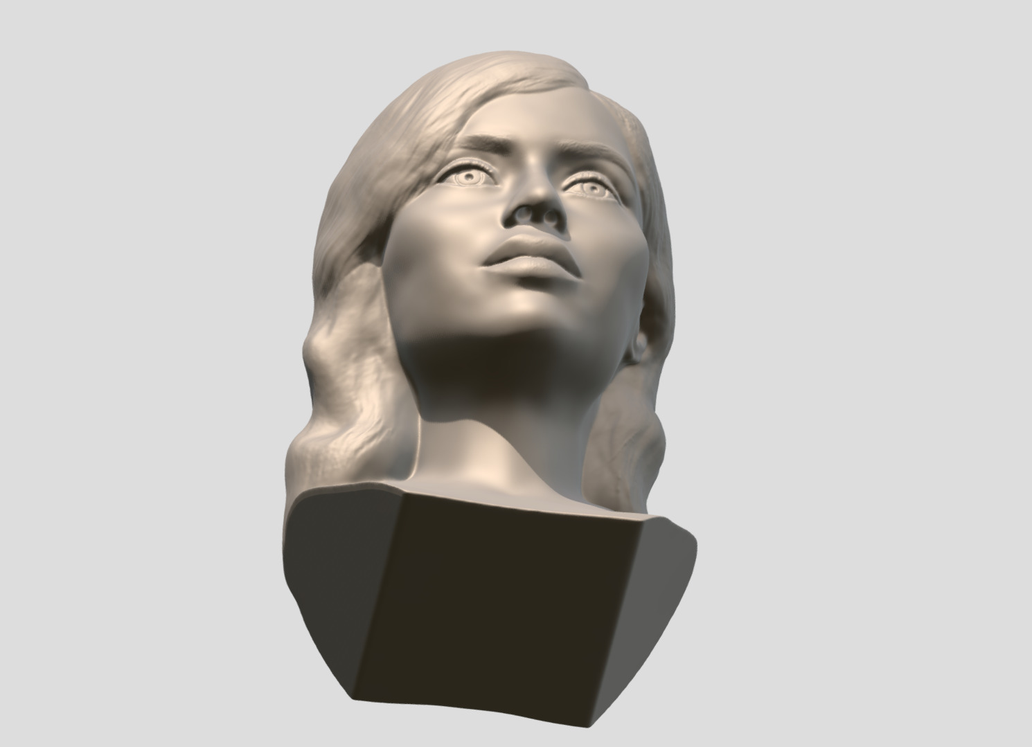 Kylie Jenner bust  3D print model_15