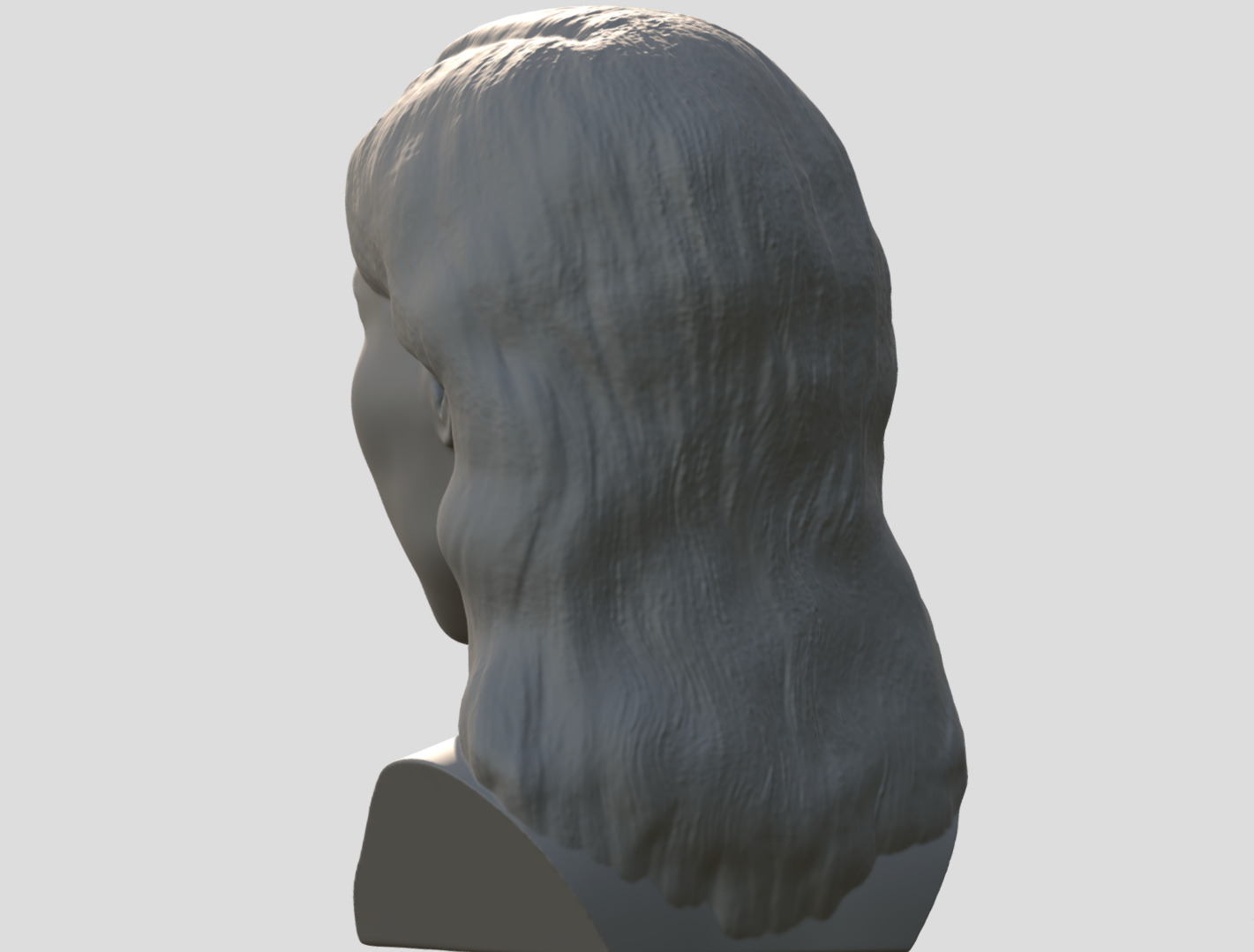 Kylie Jenner bust  3D print model_6