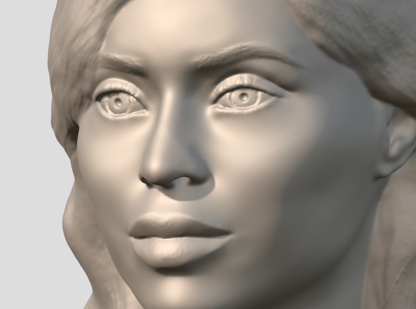 Kylie Jenner bust  3D print model_12