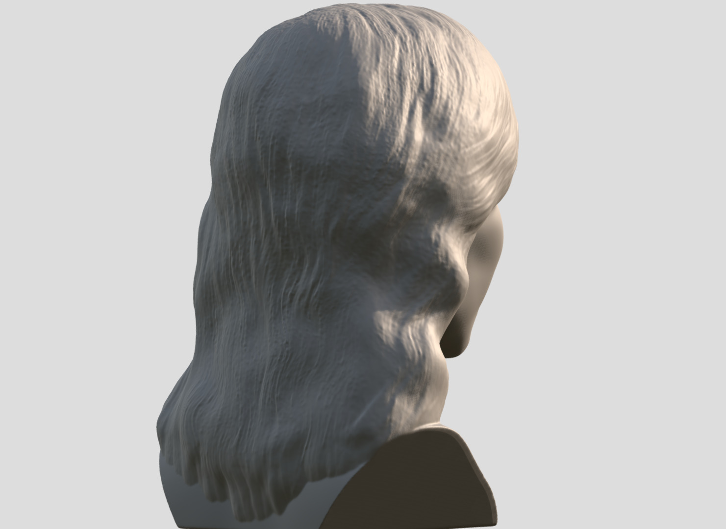 Kylie Jenner bust  3D print model_7
