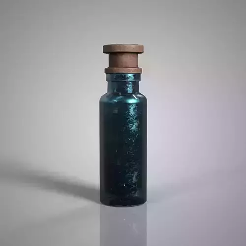 Fantasy Cursed Draught Potion Game Ready PBR Low-poly 3D model
