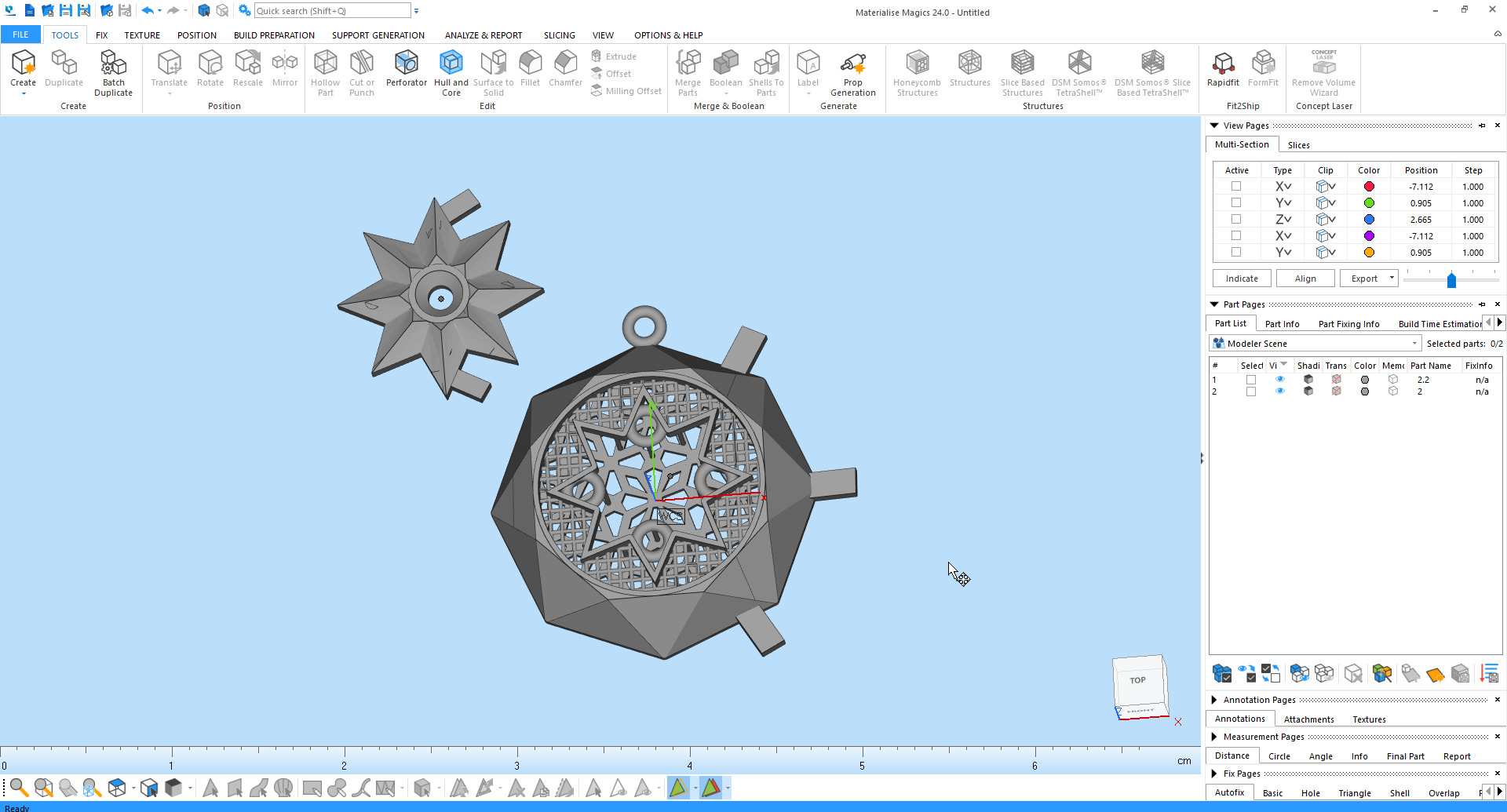 Geometric Star Pendant 3D Model  STL and 3DM Files  3D print model_2