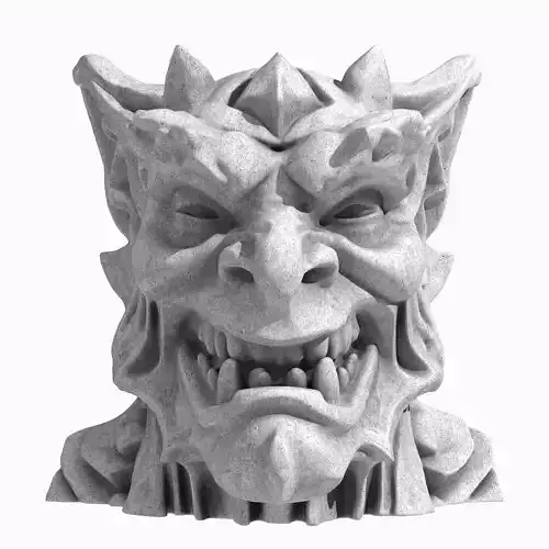 Gargoyle Head 5 3D model