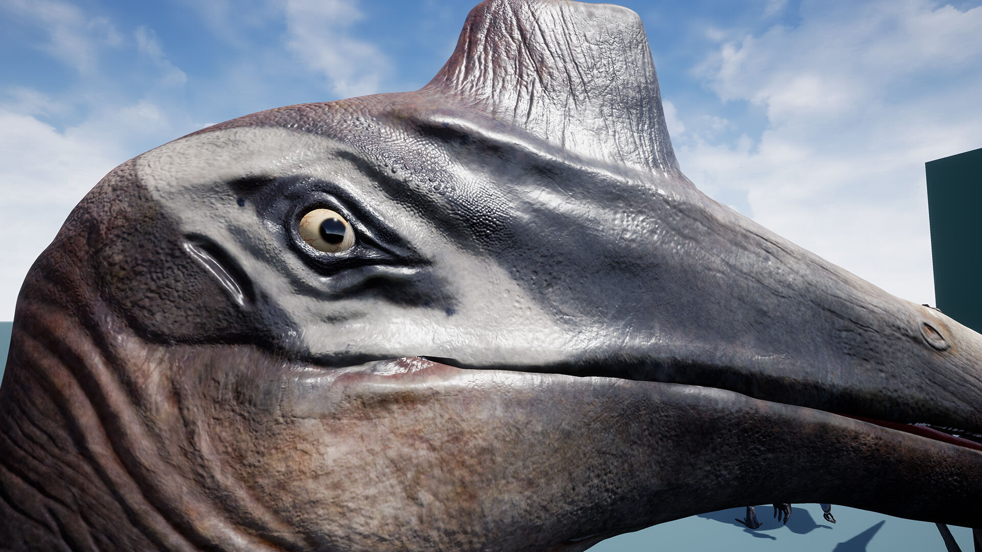 Dinosaur Quetzalcoatlus Giant Pterosaurs Unreal Engine Project Low-poly 3D model_14