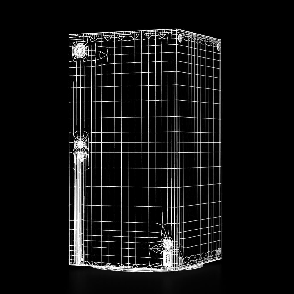 Xbox Series X Disk Drive Carbon Black 3D model_10