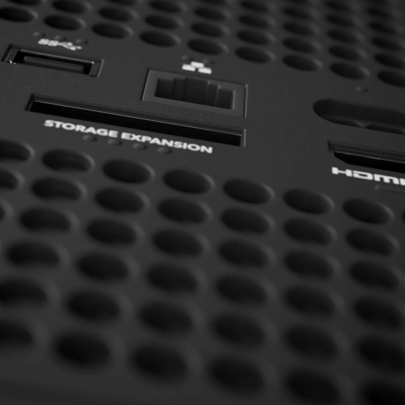 Xbox Series X Disk Drive Carbon Black 3D model_5