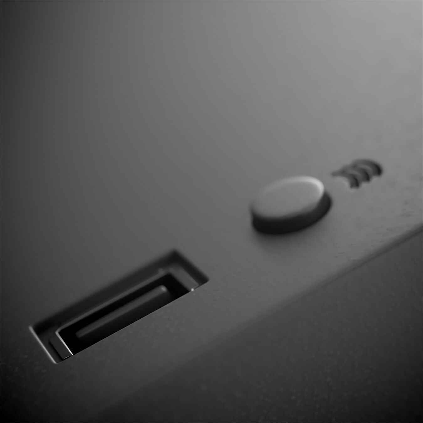 Xbox Series X Disk Drive Carbon Black 3D model_9