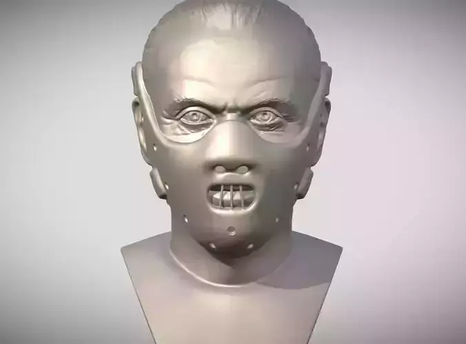 Hannibal Lecter bust  3D print model