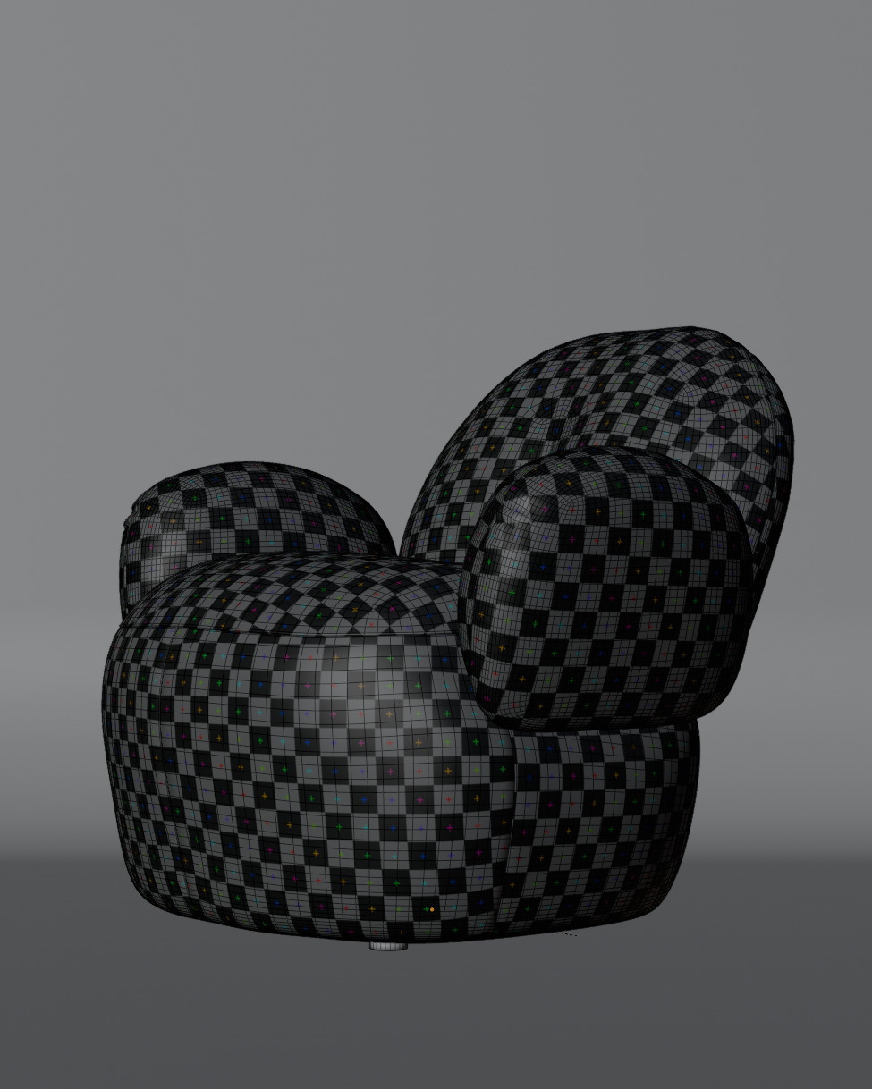 Nana Love Armchair 3D model Free 3D model_13