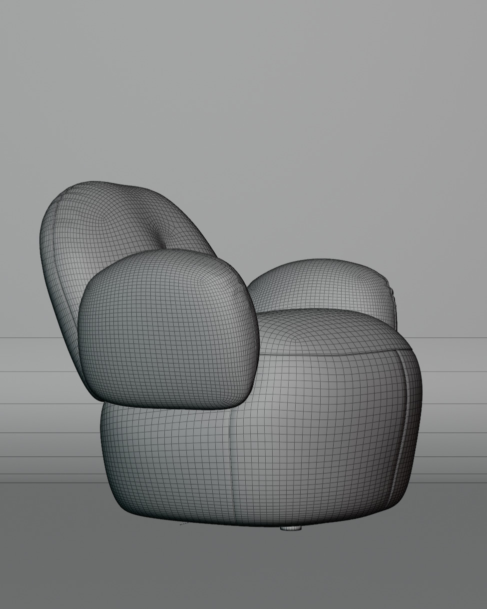 Nana Love Armchair 3D model Free 3D model_1