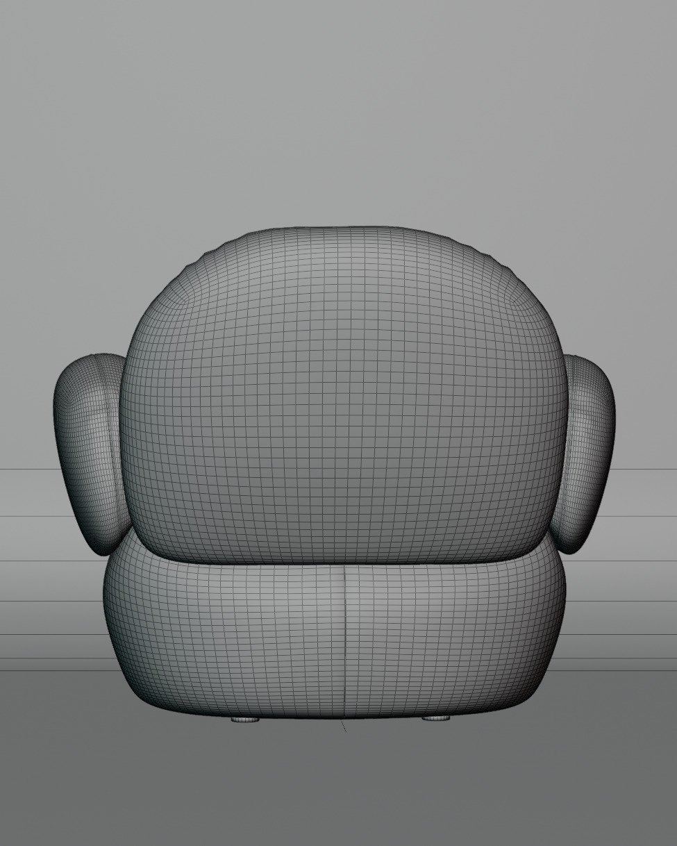 Nana Love Armchair 3D model Free 3D model_3