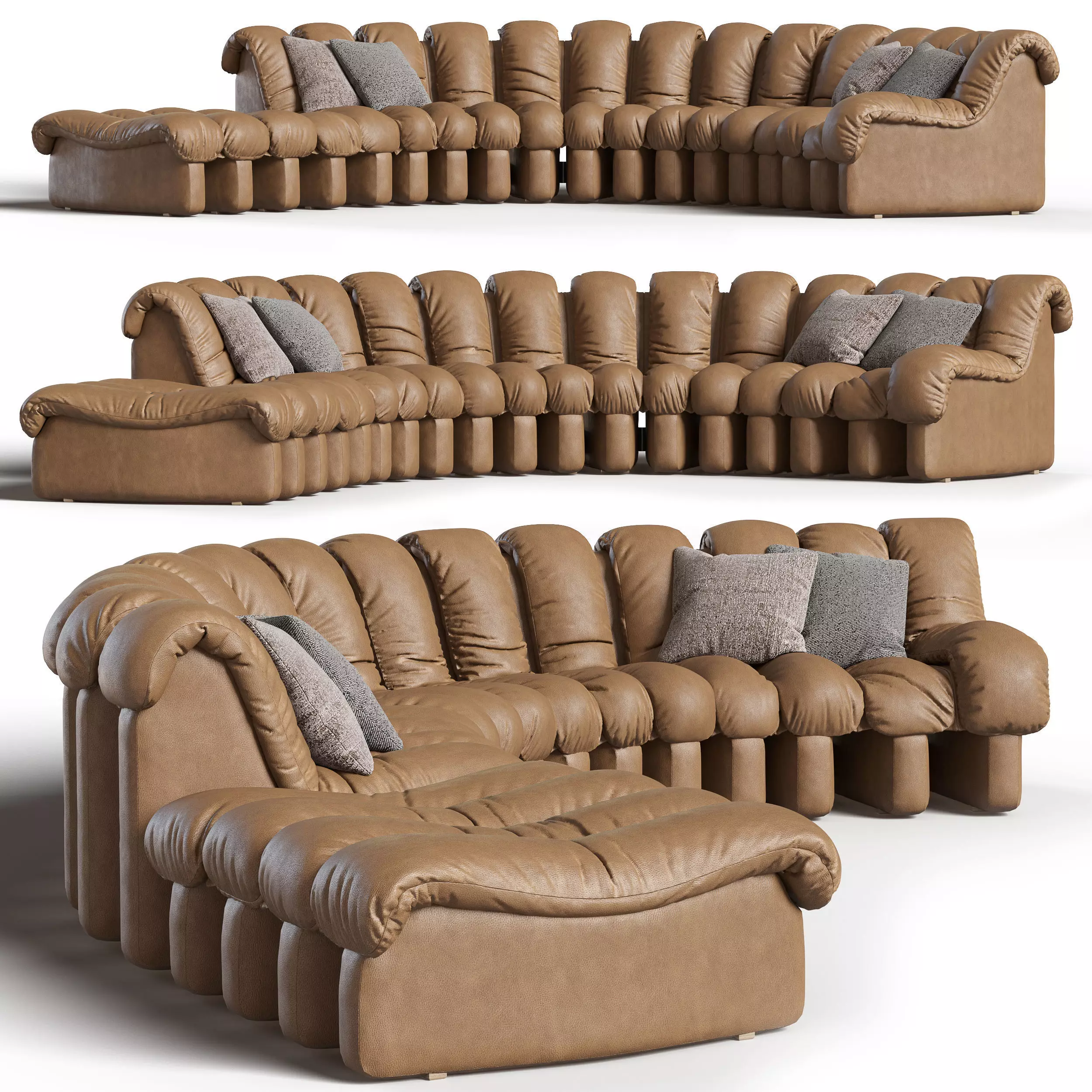 De Sede DS-600 Sofa  3D model_0