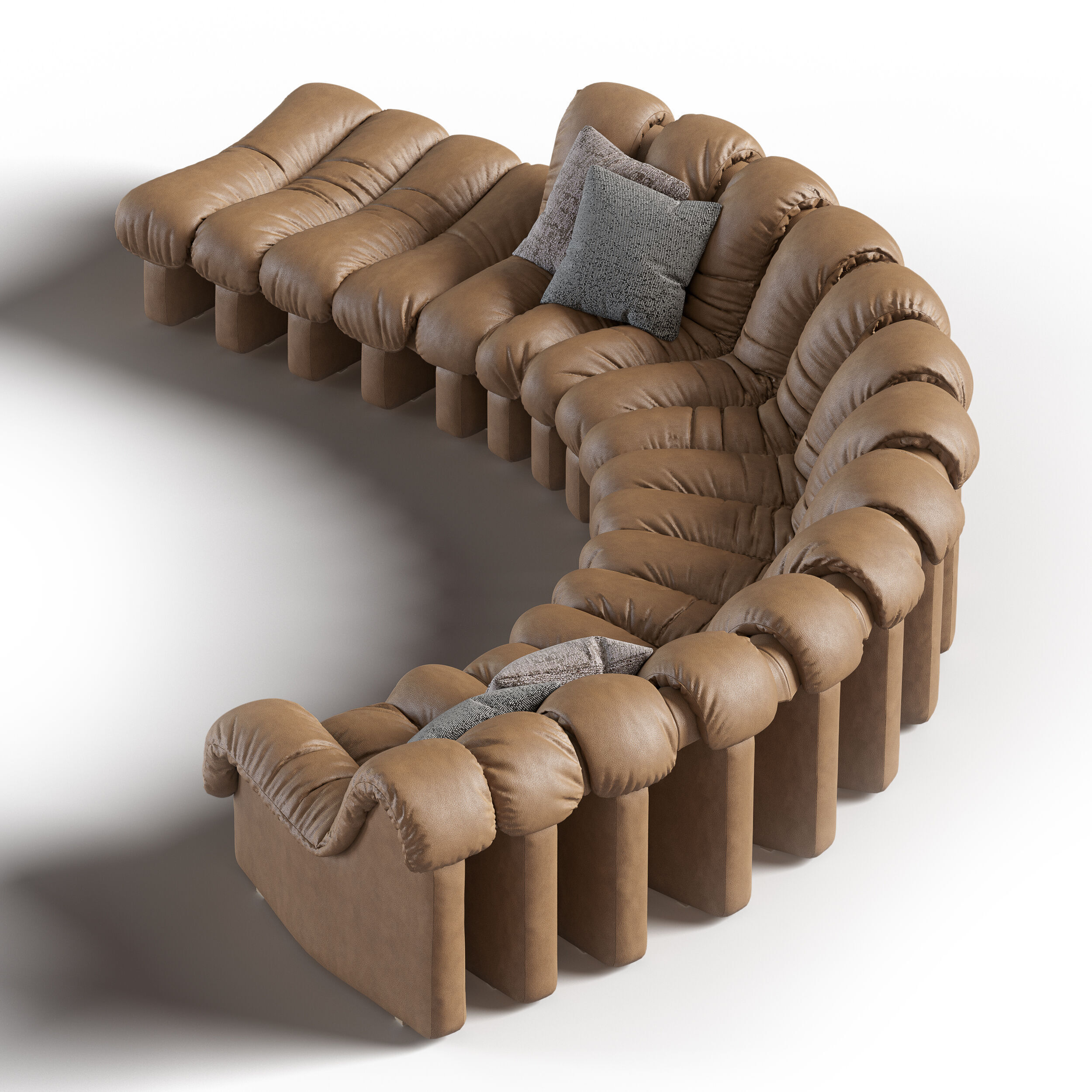 De Sede DS-600 Sofa  3D model_5