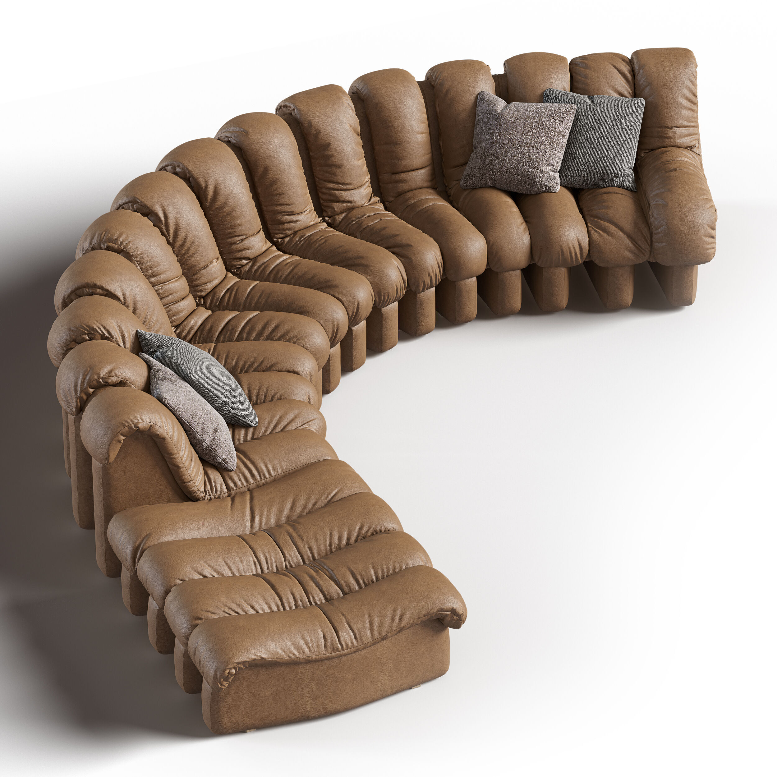 De Sede DS-600 Sofa  3D model_4