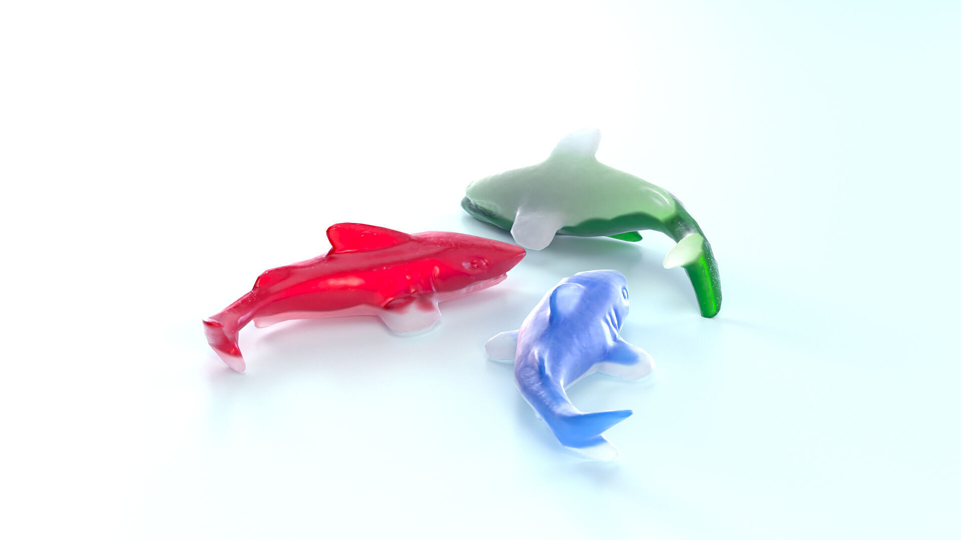 Jelly Shark Candy 3D model_3